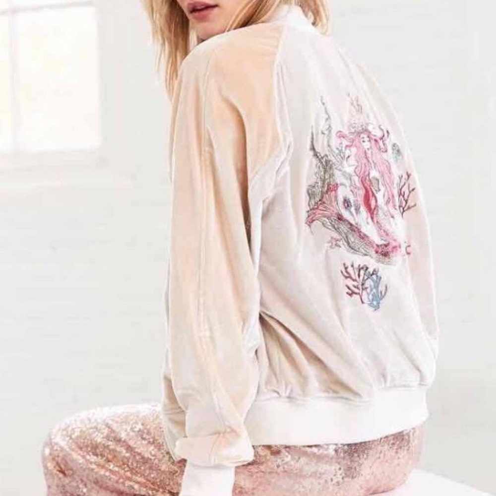Silence + Noise velvet bomber jacket - Picture 4 of 5